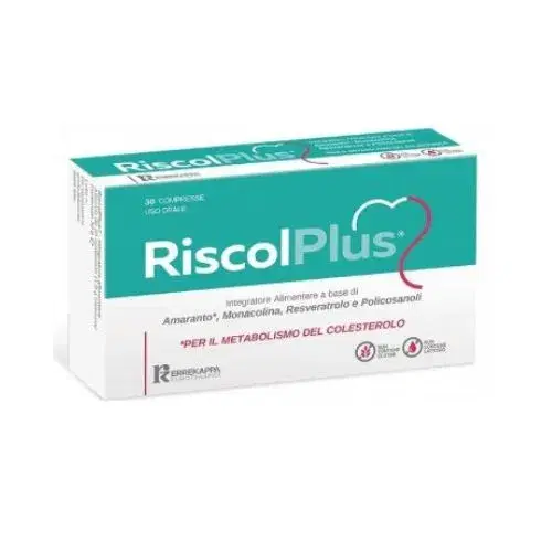 Riscol Plus Integratore Controllo Colesterolo 30 Capsule