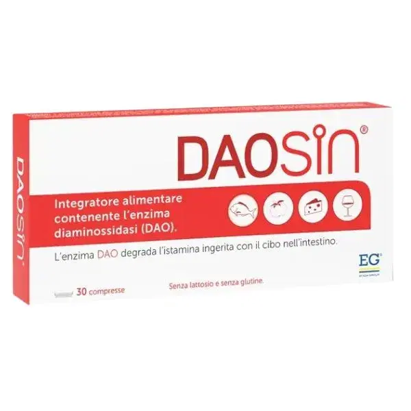 Daosin Integratore Per Intolleranze Alimentari 30 Compresse
