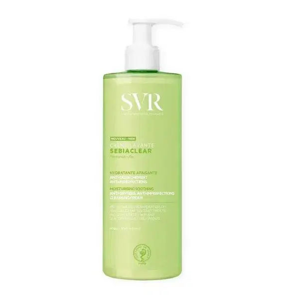SVR Sebiaclear Creme Lavante Detergente Purificante per Pelle Grassa 400 ml