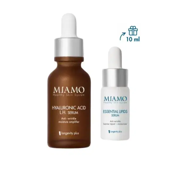 Miamo Cofanetto Rughe e Disidratazione Hyaluronic Acid Serum + Essential Lipids