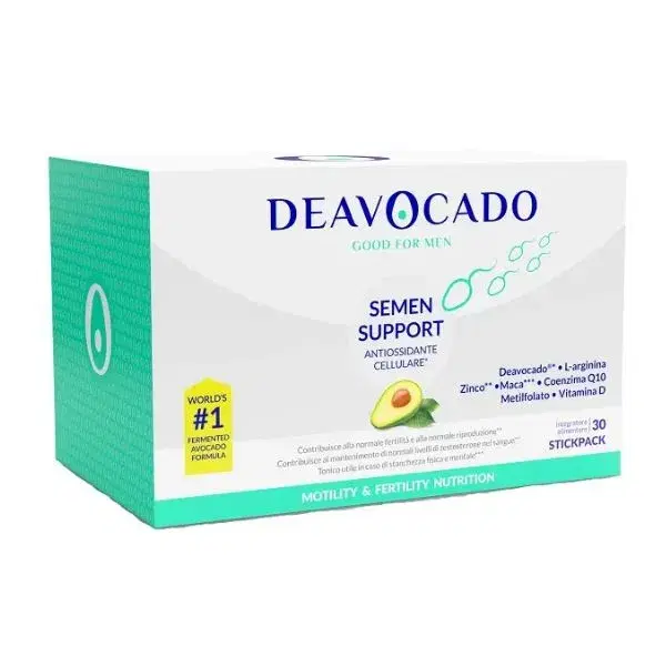 Deavocado Semen Support Uomo Integratore Antiossidante 30 Stickpack
