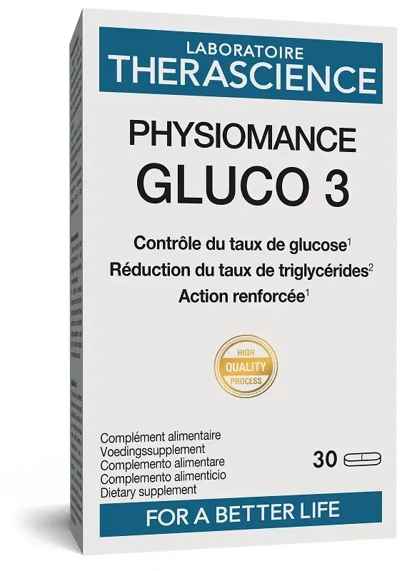 Physiomance Gluco 3 Integratore per il Controllo del Glucosio 30 Compresse