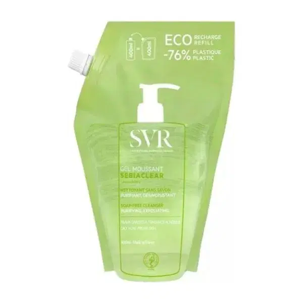 Laboratoires Svr Sebiaclear Gel Moussant Detergente Viso Pelli Grasse Refill 400