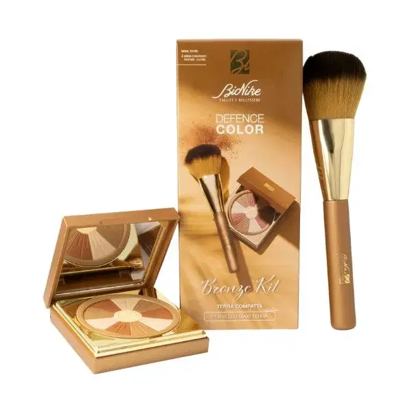 Bionike Defence Color Bronze Kit Terra Compatta e Pennello Maxi